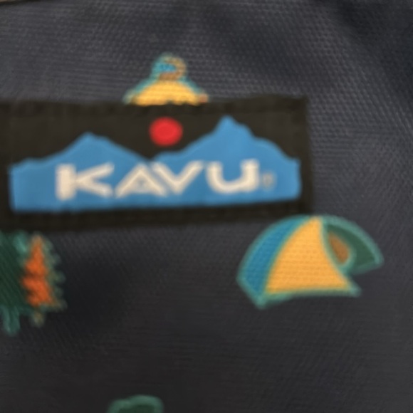KAVU Navy Sasquatch Bigfoot Soectator Fanny Pack - Picture 2 of 4